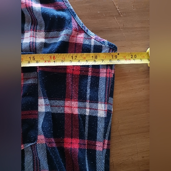 Stella Tweed Ladies L Sleeveless Plaid Summer Top Stretchy - Picture 7 of 10